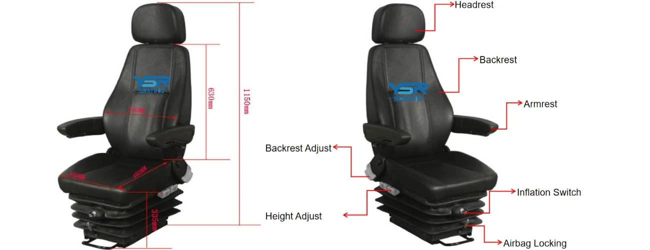 Manual Truck Air Seat Detail Manual Truck Air Seat Detail